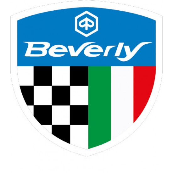 3D Raised Emblem Stickers For Piaggio Beverly 500 – Motorcycle Fairing Decals