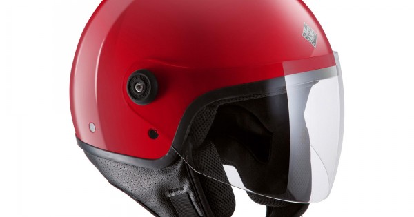 Casco Jet Tucano Casco Moto Tucano Urbano EL JETTIN - Rosso Primavera Lucido Taglia XL Omologato ECE 22.05 Casco Urbano Comfort Traspirante - 10